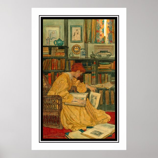 Póster Biblioteca de Elizabeth Shippen Green (Frente)