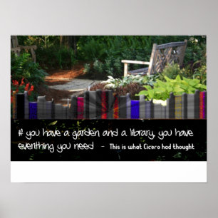 Poster Biblioteca de Jardim