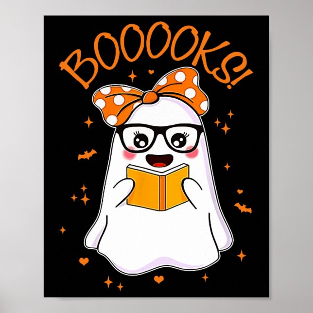 Poster Biblioteca de Livros sobre Mulheres de Halloween (Frente)