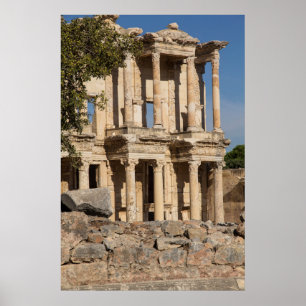 Poster Biblioteca De Ruínas Ephesus