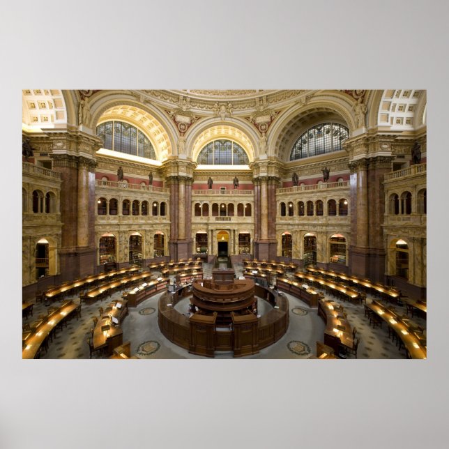 Poster Biblioteca do Congresso (Frente)