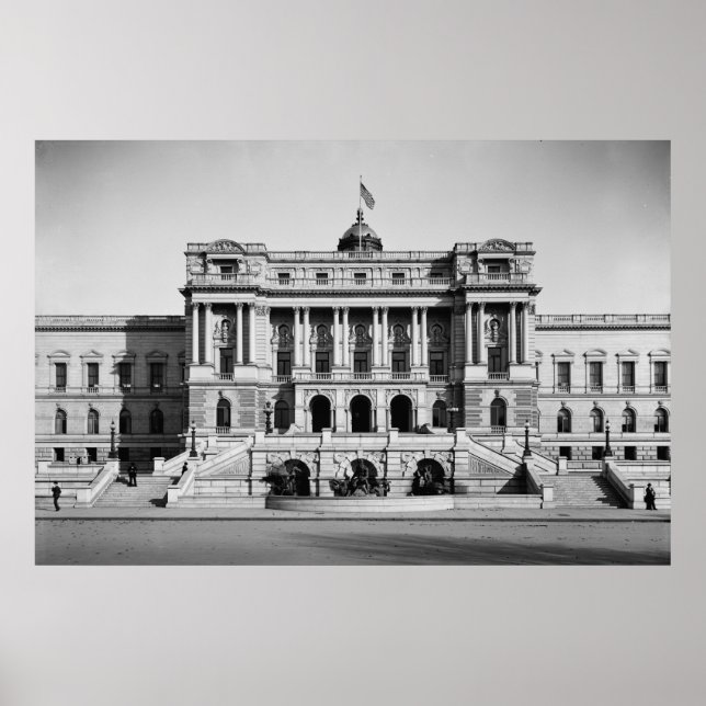 Poster Biblioteca do Congresso (Frente)