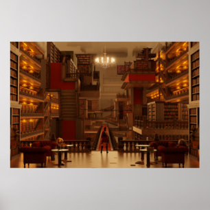 Poster Biblioteca Eterna