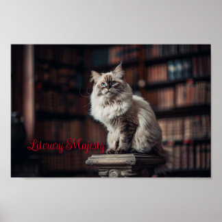 Poster Biblioteca Majestade: Regal Ragdoll Cat