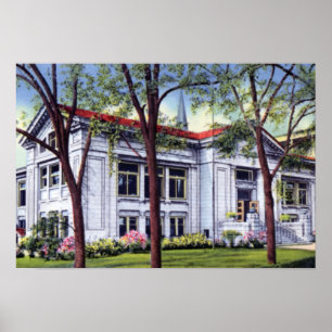 Póster Biblioteca McGhee do Tennessee Knoxville