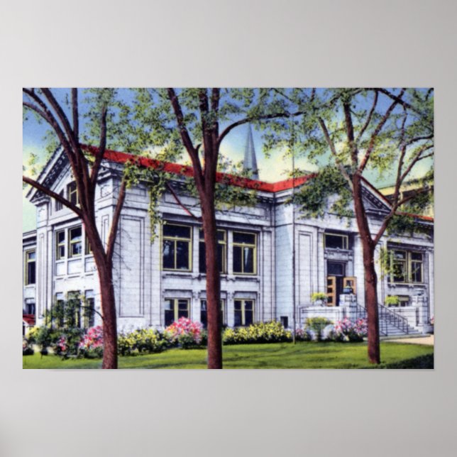 Póster Biblioteca McGhee do Tennessee Knoxville (Frente)