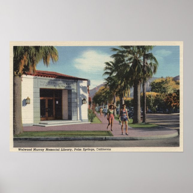 Póster Biblioteca Memorial de Welwood Murray (Frente)