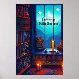 Poster Biblioteca Night Sky