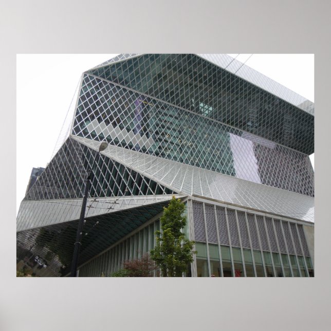 Poster Biblioteca Pública de Seattle (Frente)