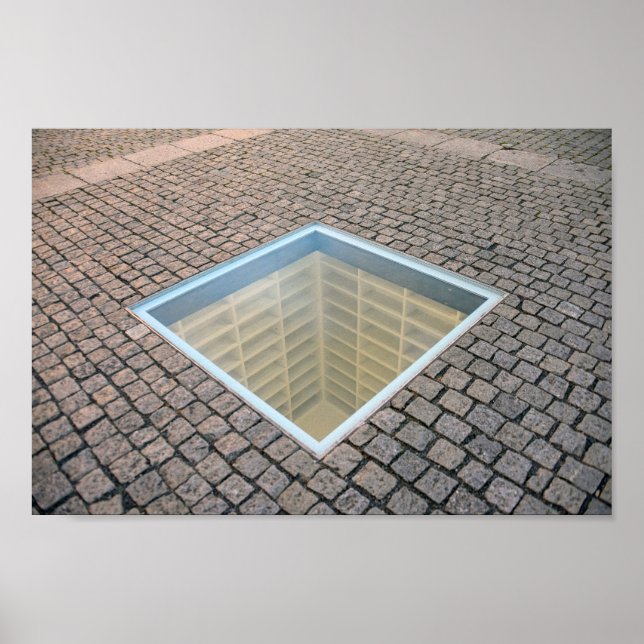 Poster Biblioteca Vazia, Berlim, Alemanha (Frente)