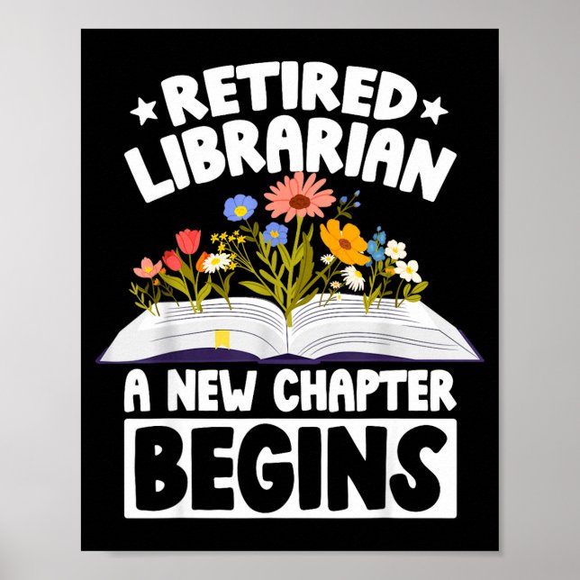 Poster Bibliotecário aposentado novo capítulo começa apos (Frente)