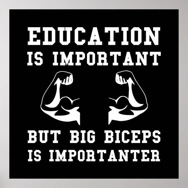 Poster Biceps Importante (Frente)