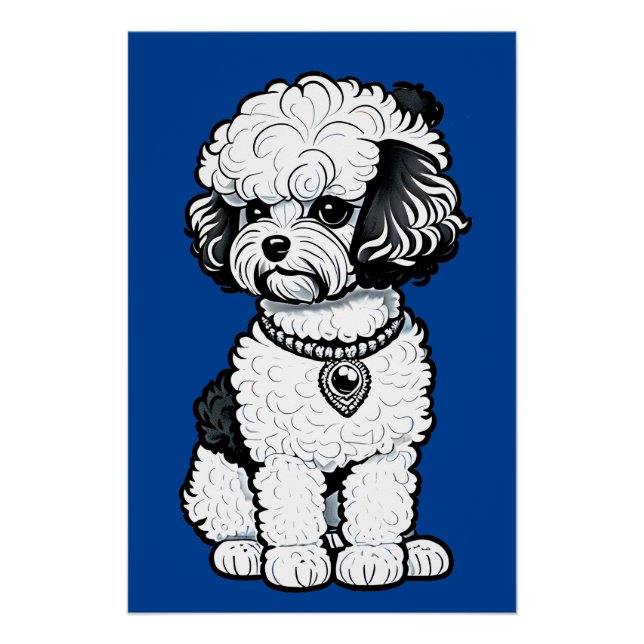 Póster Bichon Frise (Frente)