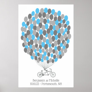 Poster Bicicleta - Alternativo do Livro de Convidados de 