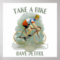 Bicicleta Antiga, economize gasolina, adicione Pos