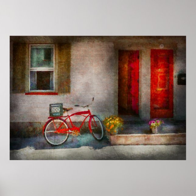 Poster Bicicleta - Bem-vindo, portas abertas (Frente)