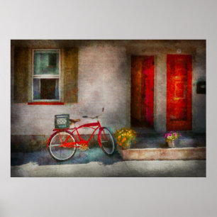 Poster Bicicleta - Bem-vindos, portas abertas