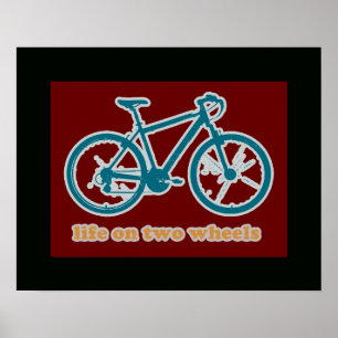 Poster bicicleta. bicicleta / bicicleta agradável