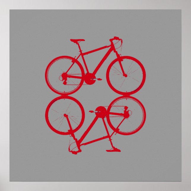 Poster bicicleta, bicicleta, ciclismo (Frente)