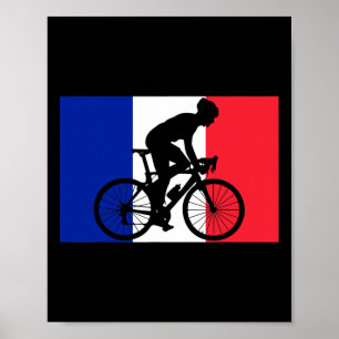 Poster Bicicleta Ciclismo Francês França