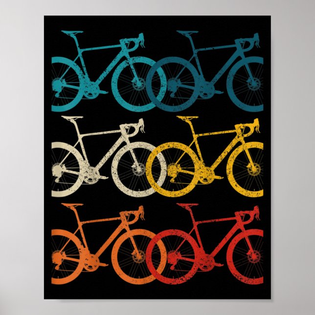 Poster Bicicleta de bicicleta de bicicleta de bicicleta d (Frente)