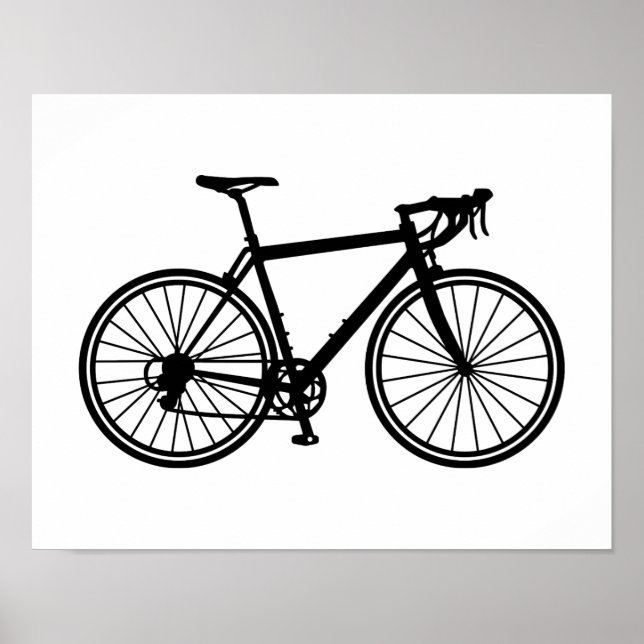 Póster bicicleta de corrida (Frente)
