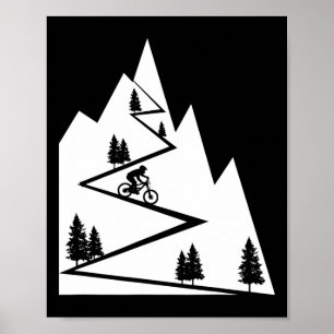 Poster Bicicleta de Montanha - Mtb Ciclismo de Descida Ci
