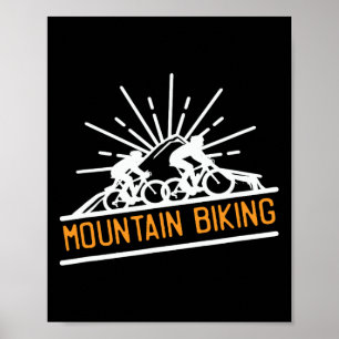 Poster Bicicleta de Montanha Para Ciclismo de Montanha Pa