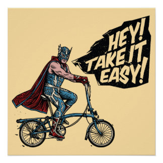 Póster Bicicleta Dobrável Lucha