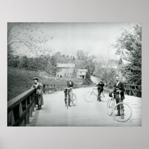 PÓSTER BICICLETA EM 1890
