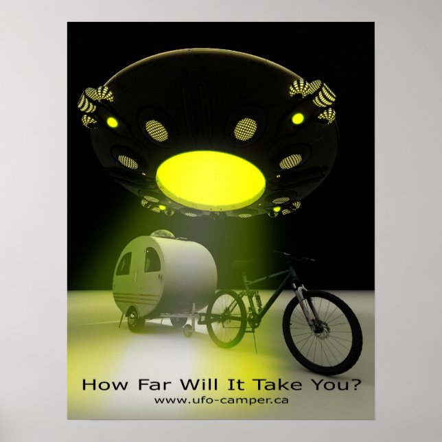 Poster Bicicleta Mini Camper Mark II Design UFO Promo 2 (Frente)