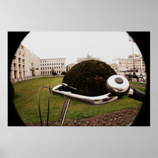 Poster Bicicleta na Porta de Brandeburgo