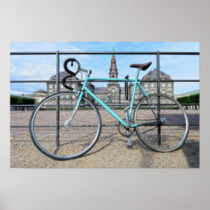 Poster Bicicleta Verde no Palácio de Christiansborg, Cope
