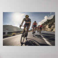Bicicletas em estrada com espaço em cópia