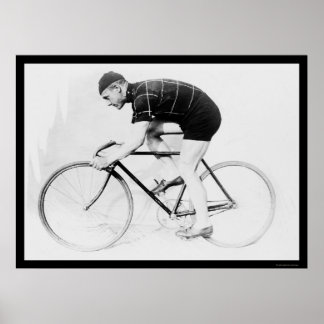 Póster Bicycle Racer, Norman Anderson 1914
