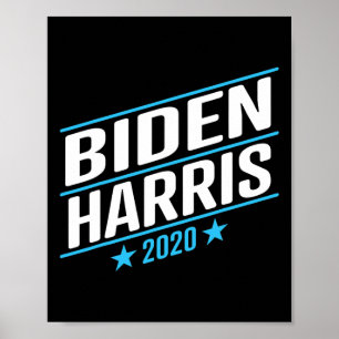 Poster Biden 2020 E Kamala Harris No Um Bilhete 2