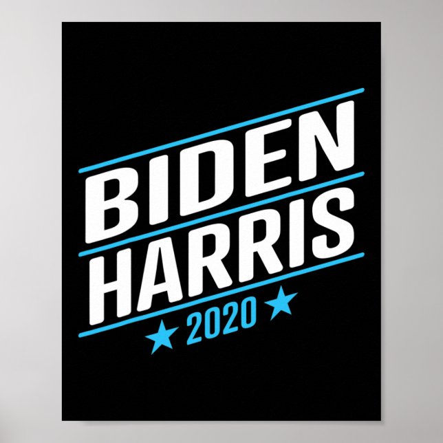 Poster Biden 2020 E Kamala Harris No Um Bilhete 2 (Frente)