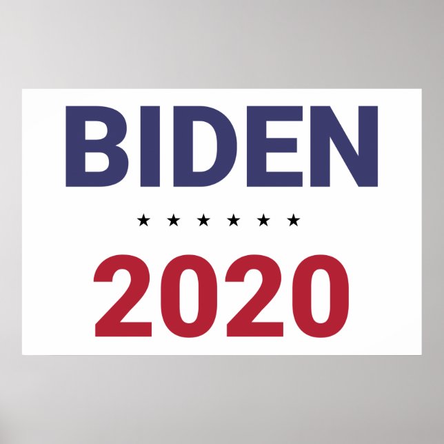 Poster Biden 2020 (Eleição Presidencial Dos EUA) (Frente)
