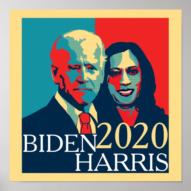 Poster Biden e Harris (Frente)