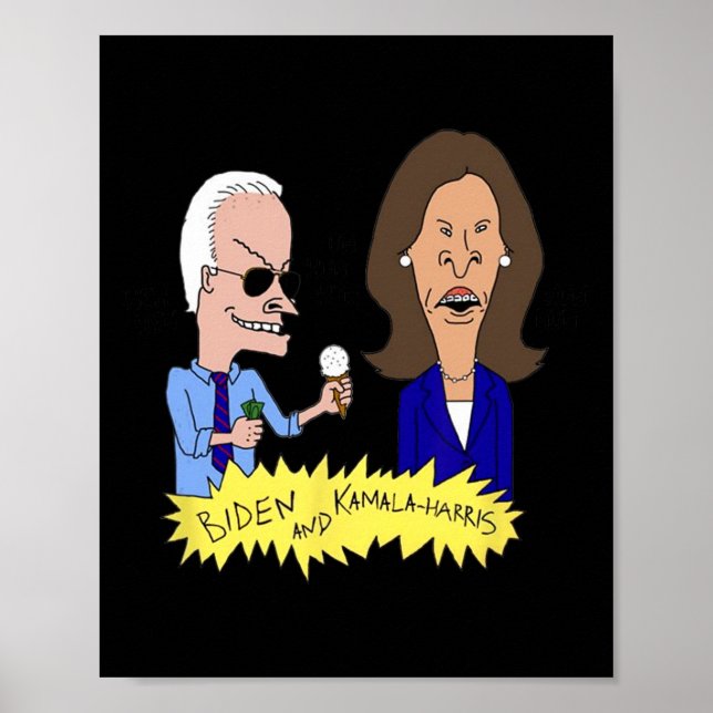 Poster Biden E Kamala-harris Parody (Frente)