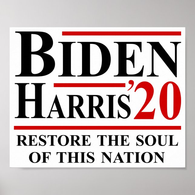 Poster Biden Harris 2020 (Frente)