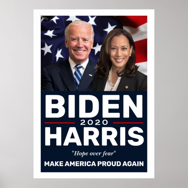 Poster Biden Harris 2020 Collectible Keepsasaame Foto (Frente)
