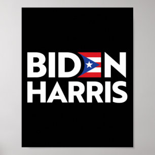 Poster Biden Harris 2020 Joe Kamala Para Porto Rico Ri