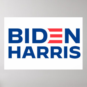 Poster Biden Harris 2020 Presidente