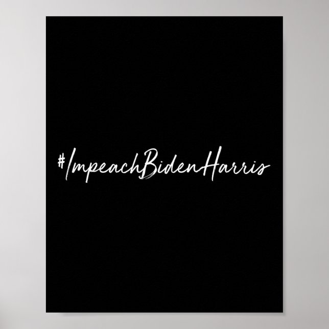 Poster Biden Harris Funny Conservador Republicano (Frente)