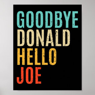 Poster Biden Won Trump Perdeu Democrata Eleitoral Harris