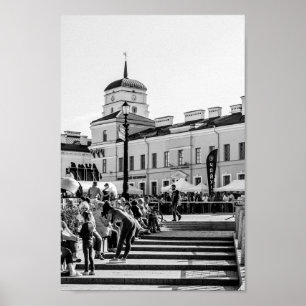 Poster Bielorrússia Беларусь Minsk Мінск Минск Arquitetur