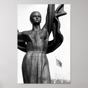 Poster Bielorrússia Беларусь Minsk Мінск Минск Arquitetur