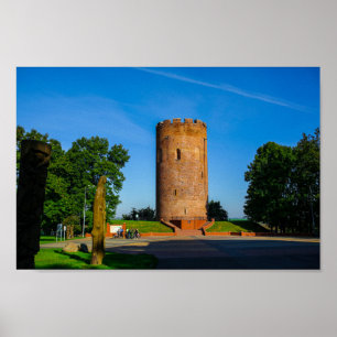 Poster Bielorrússia Б е л р у а с Torre de Kamyen