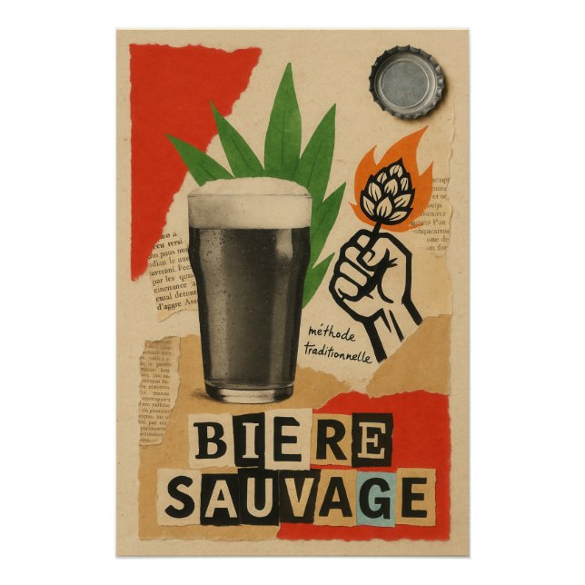 Póster Bière Sauvage - Poster (Frente)